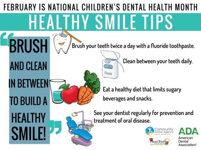 Healthy Smile Tips Graphic